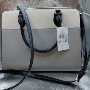 Kate Spade Black and Gray Satchel